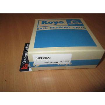 KOYO 4 HOLE SQUARE FLANGE UNITS HOUSING C/W BEARING UCF207 35MM SHAFT