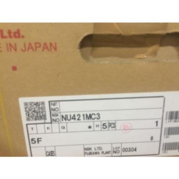 NSK  NU421M.C3   CYLINDRICAL ROLLER BEARING