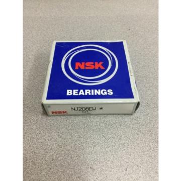 NEW IN BOX NSK CYLINDRICAL ROLLER BEARING NJ208EW