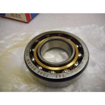 SKF 7206 BECBM BALL BEARING EXPLORER ANGULAR,CONTACT 30MM BORE DIA. BRASS CAGE