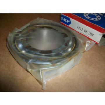 SKF  Angular Contact Ball Bearing  7212BECBY   NEW IN BOX