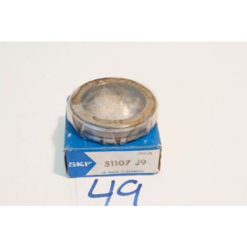 &#034;NEW  OLD&#034; SKF Thrust Angular Contact  Ball Bearing 51107J9   (3 Available)