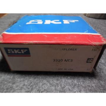 NEW SKF 3310 A/C3 Angular Contact Ball Bearing - 50MM X 110MM X 44.4MM Open