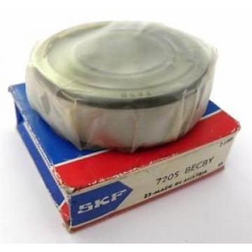 NEW SKF ANGULAR CONTACT BALL BEARING 25MM X 52MM X 15MM MODEL 7205 BECBY