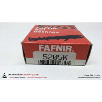 FAFNIR 5205K ANGULAR CONTACT BALL BEARING DOUBLE ROW 25 X 52 X 20638, NE #113609