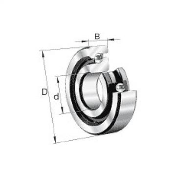 7602050-TVP FAG Axial angular contact ball bearings 7602, single direction, with