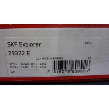 SKF Explorer 29322 E Spherical Roller Thrust Bearing