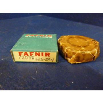 Fafnir 7205W Angular Contact Ball Bearing