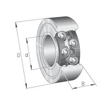 3812 2RS INA Angular Contact Ball Bearing Double Row