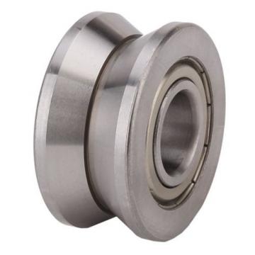 V Groove Sealed Ball Bearing 5x41x20mm Double Row Angular Contact Silver