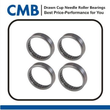 4PCS HK4012 Drawn Cup Type Needle Roller Bearing Open End Type 40mmx47mmx12mm