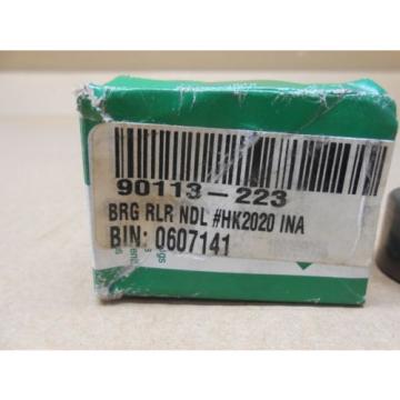 2 NIB INA HK2020 HK-2020 BEARING ROLLER NEEDLE 20MM BORE DIAM X 26MM OD X 20MM W