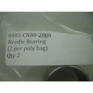 2-PK STEEL ROLLER NEEDLE BEARING HK-283520 *NOS*