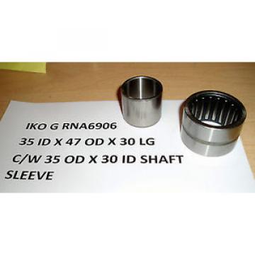 IKO G RNA6906 NEEDLE ROLLER BEARING &amp; SHAFT SLEEVE