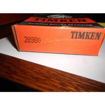 Timken 28980 New Tapered Roller Bearing Cone