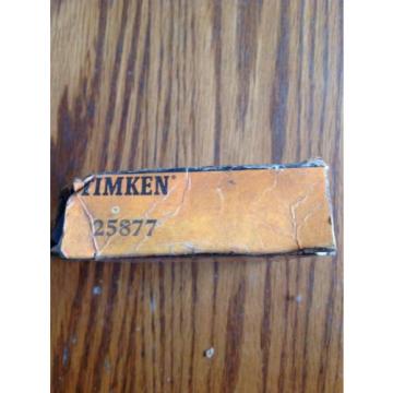 TIMKEN 25877 Tapered Roller Bearings Cone Precision Class Standard Single Row