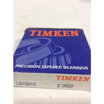 TIMKEN L610510#3 Tapered Roller Bearing