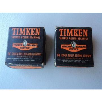 Lot of 2 New Timken Tapered Roller Bearing LM-11910 Cup &#034;NOS&#034;