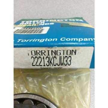 NEW IN BOX TORRINGTON SPHERICAL ROLLER BEARING 22213KCJW33