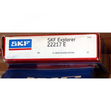 1 NEW SKF 22217E SPHERICAL ROLLER BEARING NIB ***MAKE OFFER***