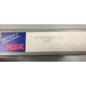 *NEW* NSK SPHERICAL ROLLER BEARING 23024CDE4C3S11