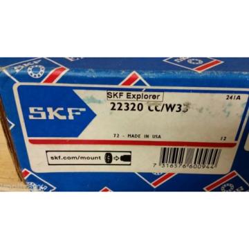 22320 SKF New 22320CCW33 Spherical Roller Bearing 22320 CC W33