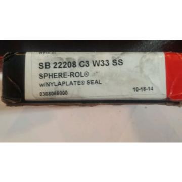 McGILL SB22208 C3 W33 SS  SPHERICAL ROLLER BEARING