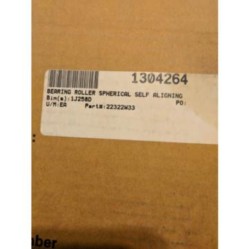 New 22322CJW33C3 TIMKEN Spherical Roller Bearing