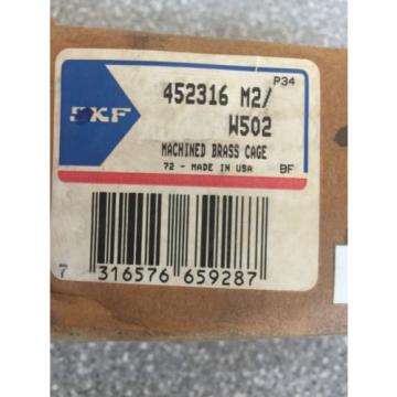 NEW IN BOX SKF SPHERICAL ROLLER BEARING 452316 M2/W502