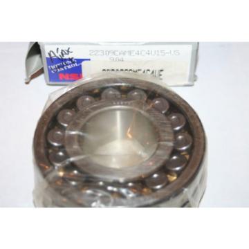 NSK 22309.CAM.E4.C4.U15 Spherical Roller Bearing CAME4C4.VE  * NEW *