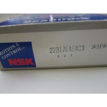 *NEW* 22317EAE4C3 NSK SPHERICAL ROLLER BEARING