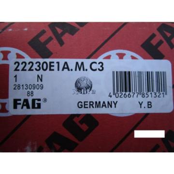 Fag 22230E1A.M.C3, 22230E 1A.M.C3, Spherical Roller Bearing(=2 SKF,NSK ,NTN,SNR)