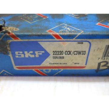 SKF 22220 CCK/C3W33 1:12 TAPERED BORE SPHERICAL ROLLER BEARING 100 X 180 X 46MM