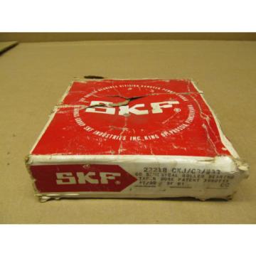 1 NIB SKF 22218 CKJ/C3/W33 SPHERICAL ROLLER BEARING 22218CKJ/C3/W33