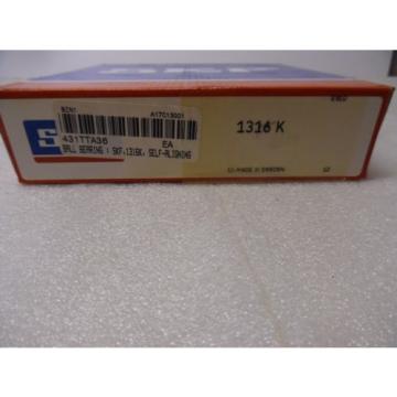 1316K ball bearings Finland SKF  Self Aligning Ball Bearing 1316 K  80mm x 70mm x 39mm NIB