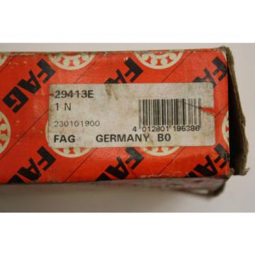 FAG 29413E Spherical Thrust Roller Bearing