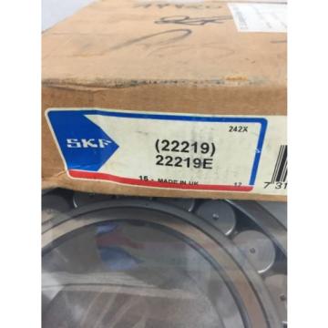 NEW IN BOX SKF SPHERICAL ROLLER BEARING 22219E