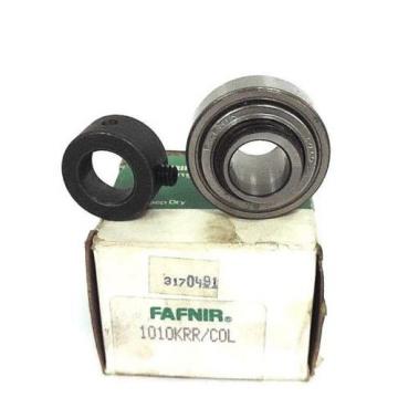 NIB Self-aligning ball bearings Vietnam FAFNIR 1010KRR/COL BALL BEARING SELF ALIGNING W/COLLAR