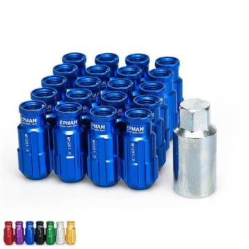 Racing Lock Lug Nut 20pcs 12x1.5 W/Key Universal Fit For Honda Civic Toyota Ford