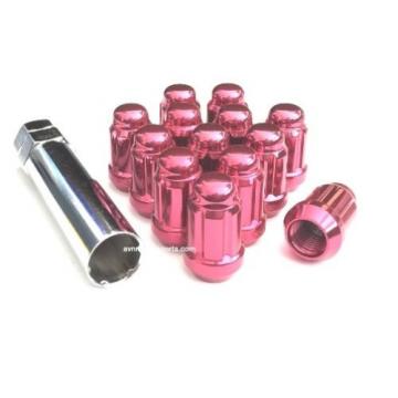 (20) 12x1.5 PINK SPLINE TUNER LUG NUTS WHEEL LOCKS MOST HONDA ACURA MAZDA LEXUS