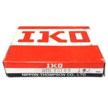 NIB IKO NTB 80105 THRUST NEEDLE ROLLER BEARING 80X105X4, NTB80105