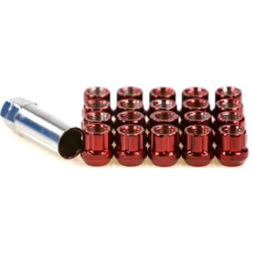 ZERG OPEN END SPLINE TUNER LOCK LUG NUTS Honda Acura 12X1.5 Red