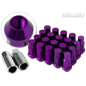 Godspeed Type4 50mm 31g FORGED RIM WHEEL LOCK LUG NUTS 12x1.5 w/ Key PURPLE c