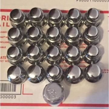 12x1.50 mm Lug Nuts &amp; Lock Set Chrome 16 Nuts Plus 4 Locks 1 Key Fits Many Makes