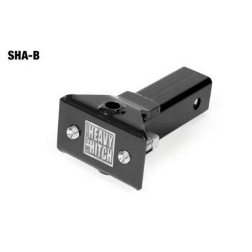 Heavy Hitch Satin Black Sleeve Hitch Adapter for Lawn &amp; Garden Tractors SHA-B