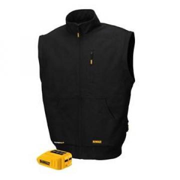 DeWALT DCHJ065B-2XL 20V MAX 2XL Black Heated Jacket w. Removable Sleeves/Adaptor