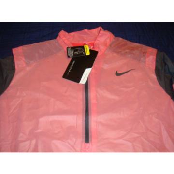 NIKE GOLF HYPER ADAPT 1/2 ZIP WIND BREAKER RED/ANTHRACITE MENS 2XL LONG SLEEVE