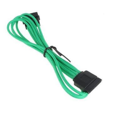 BitFenix 45cm Molex to SATA Adapter - Sleeved Green/Black