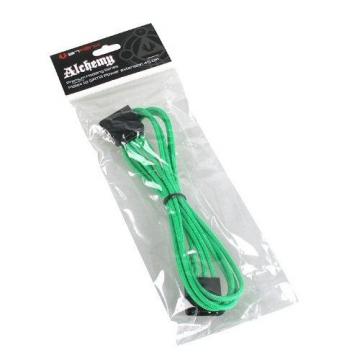 BitFenix 45cm Molex to SATA Adapter - Sleeved Green/Black