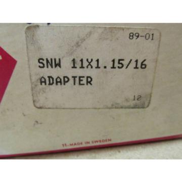 NIB SFK SNW 11 x 1 15/16&#034; Adapter 11x1-15/16 Sleeve Locknut Washer 11 x 49mm NEW